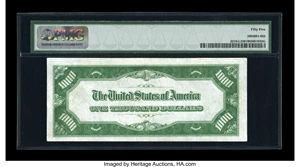 image for: Fr. 2210-L $1000 1928 Federal Reserve Note. PMG About Uncirculated 55....