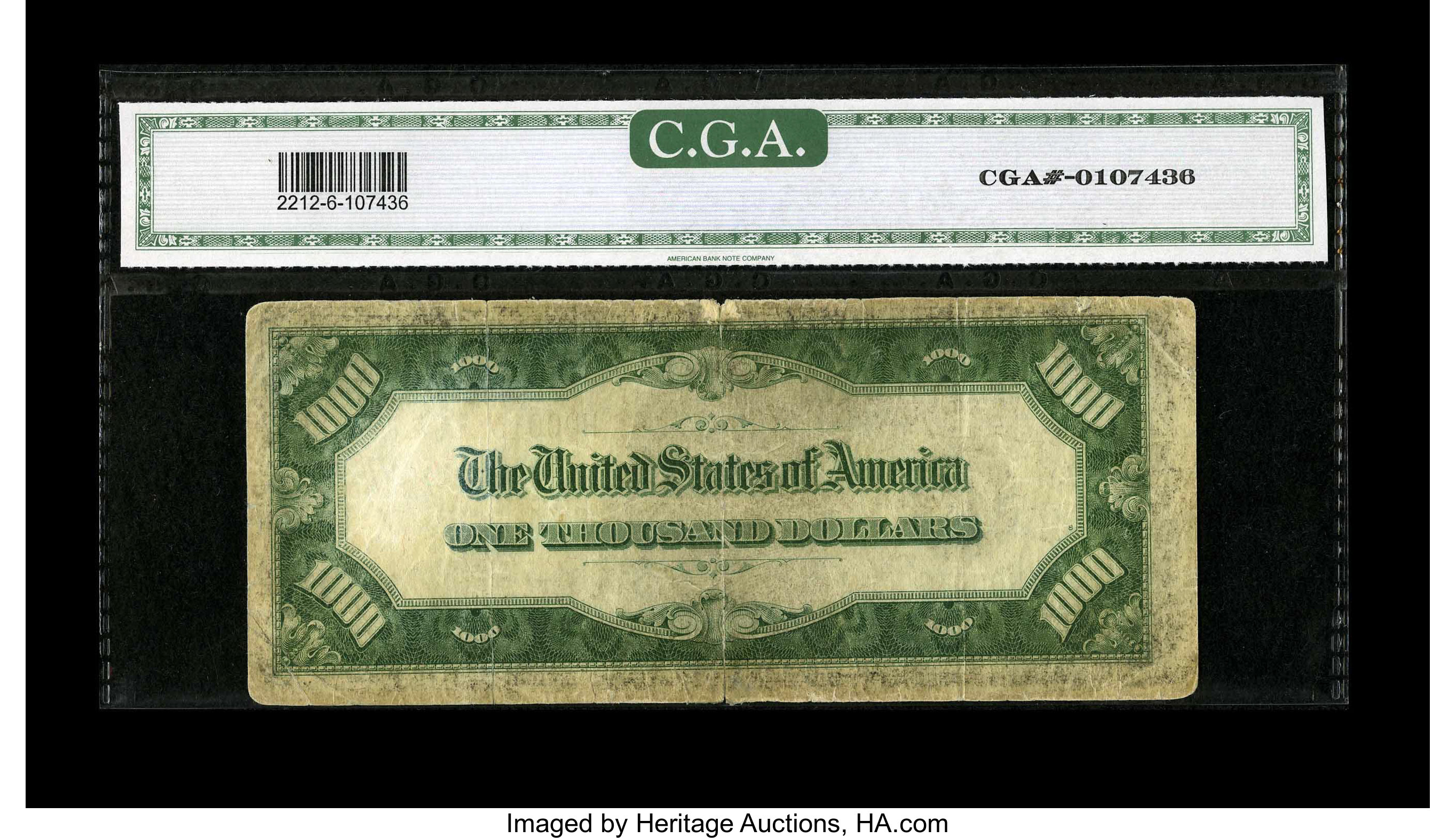 image for: Fr. 2212-H $1000 1934A Federal Reserve Note. CGA Good 06....