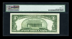 image for: Fr. 2307* $5 1934A North Africa Silver Certificate. PMG Extremely Fine 40....