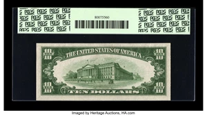 image for: Fr. 2308 $10 1934 Mule North Africa Silver Certificate. PCGS Choice New 63....