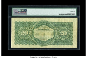 image for: Fr. 191a $20 1864 Compound Interest Treasury Note PMG Very Fine 30....
