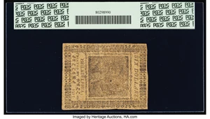 image for: Continental Currency November 29, 1775 $6 PCGS About New 53....