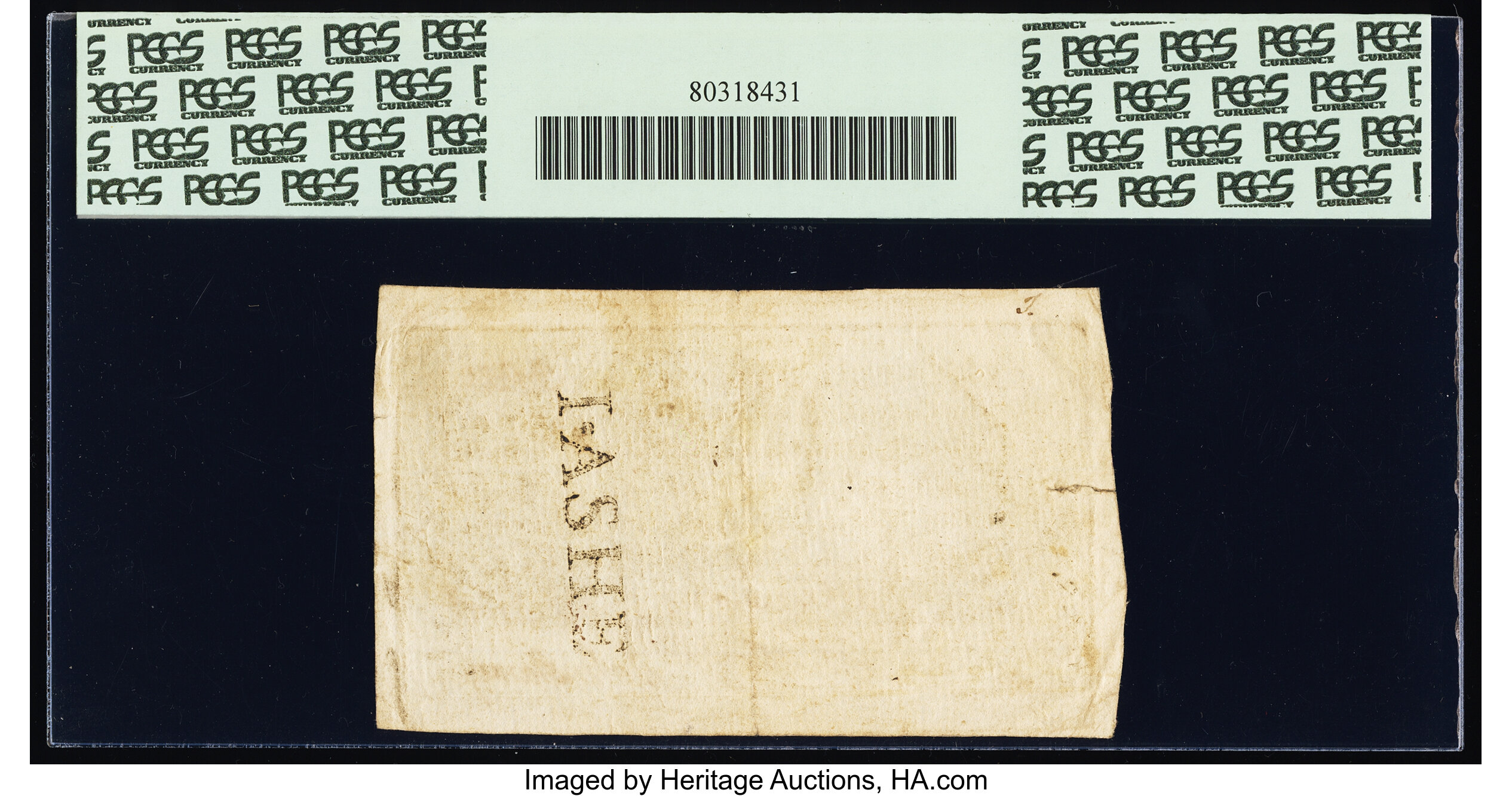 image for: North Carolina December, 1771 30s PCGS Apparent About New 53....