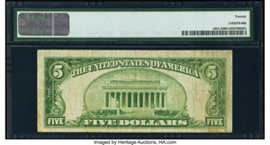 image for: Fr. 1951-I $5 1928A Federal Reserve Note. PMG Very Fine 20....