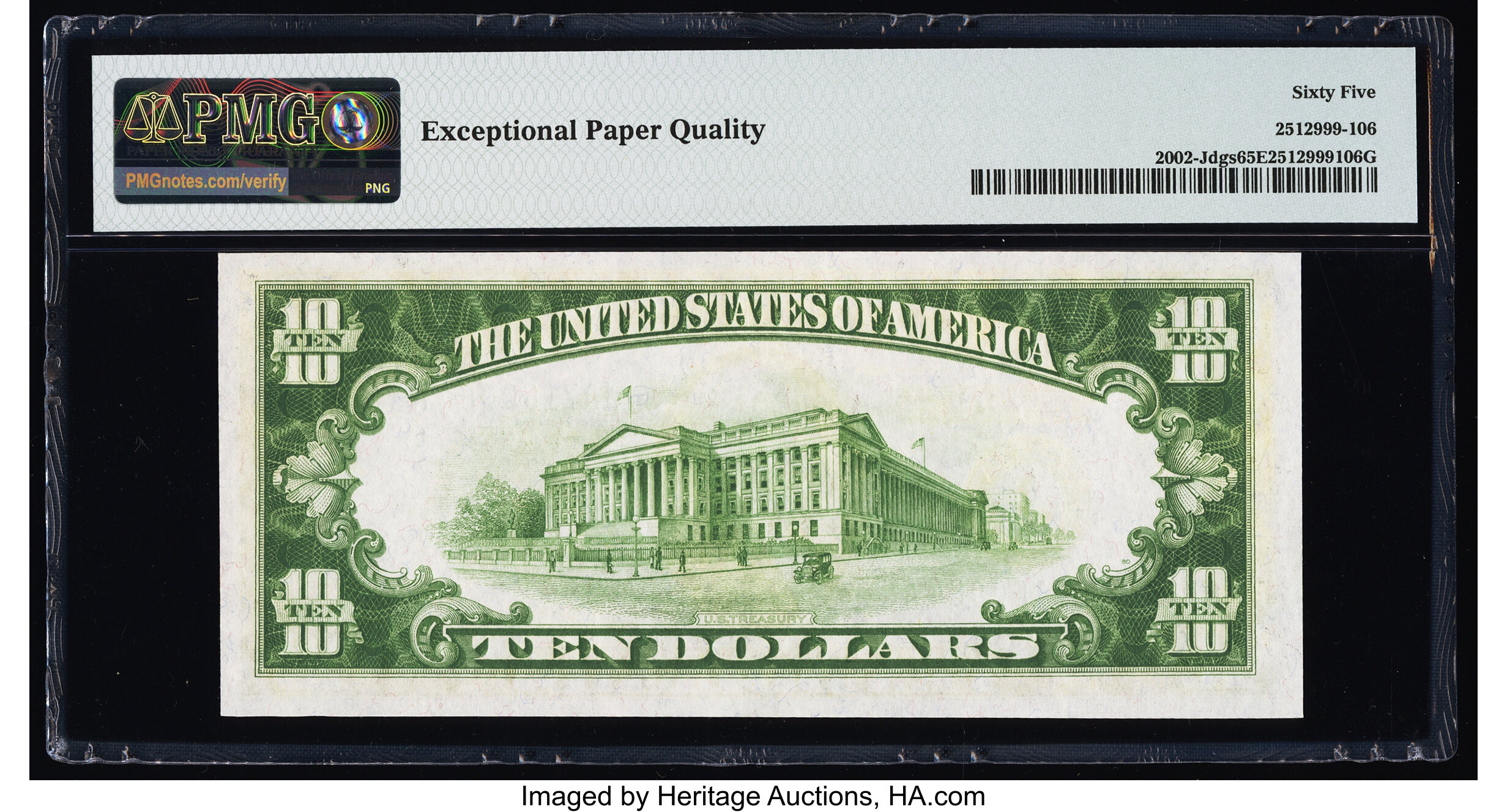 image for: Fr. 2002-J $10 1928B Federal Reserve Note. PMG Gem Uncirculated 65 EPQ....