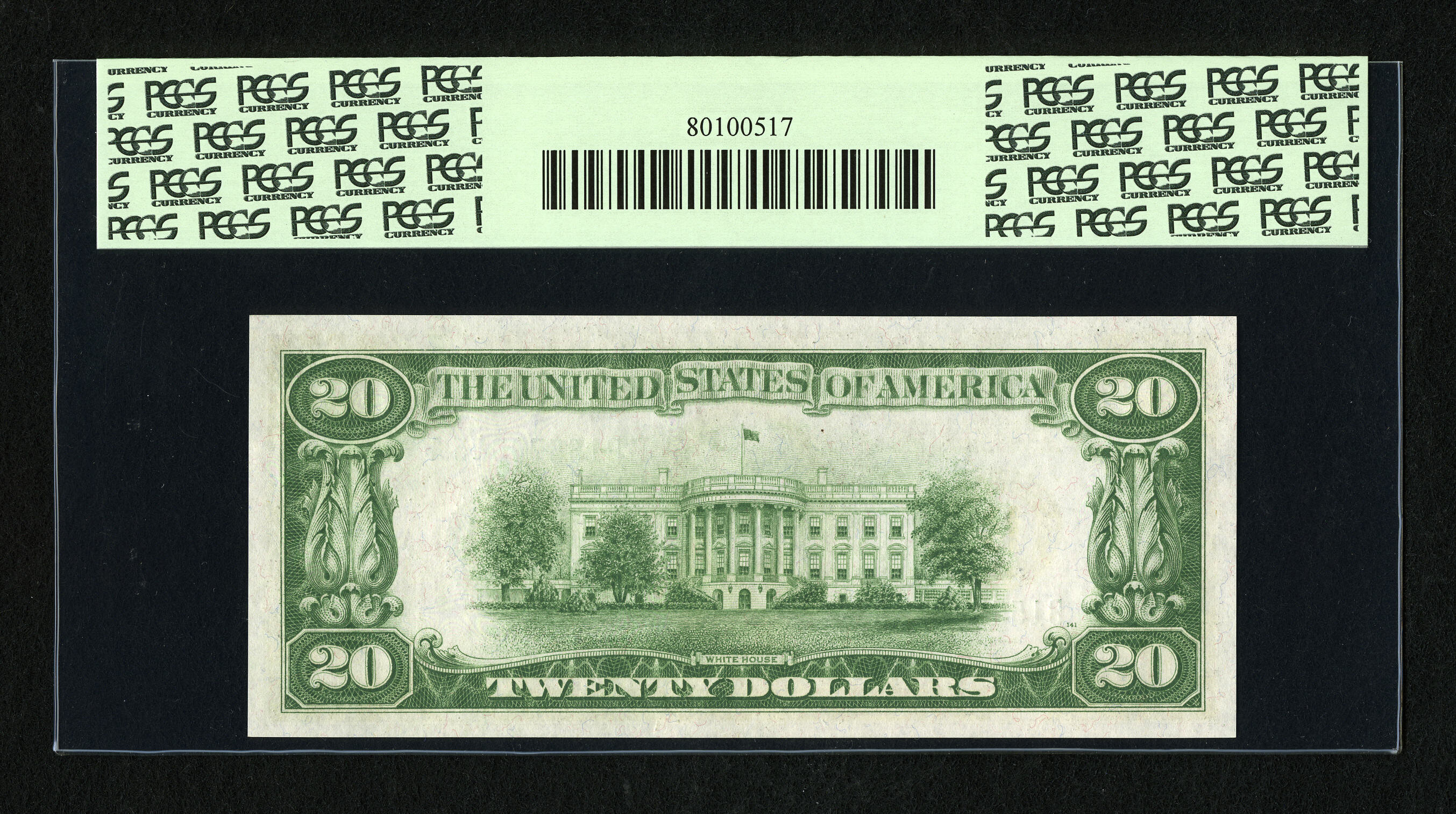 image for: Fr. 2052-B $20 1928B Federal Reserve Note. PCGS Superb Gem New 67PPQ....