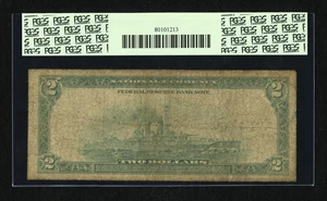 image for: Fr. 762 $2 1918 Federal Reserve Bank Note PCGS Good 06....