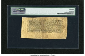 image for: Maryland April 10, 1774 $1/3 PMG Very Fine 25.
