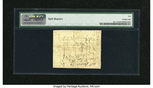 image for: North Carolina July 14, 1760 £3 PMG Very Good 10 Net.