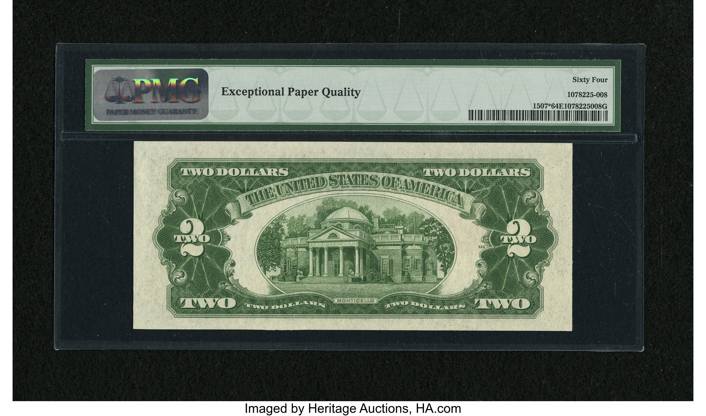 image for: Fr. 1507* $2 1928F Legal Tender Star Note. PMG Choice Uncirculated 64 EPQ....