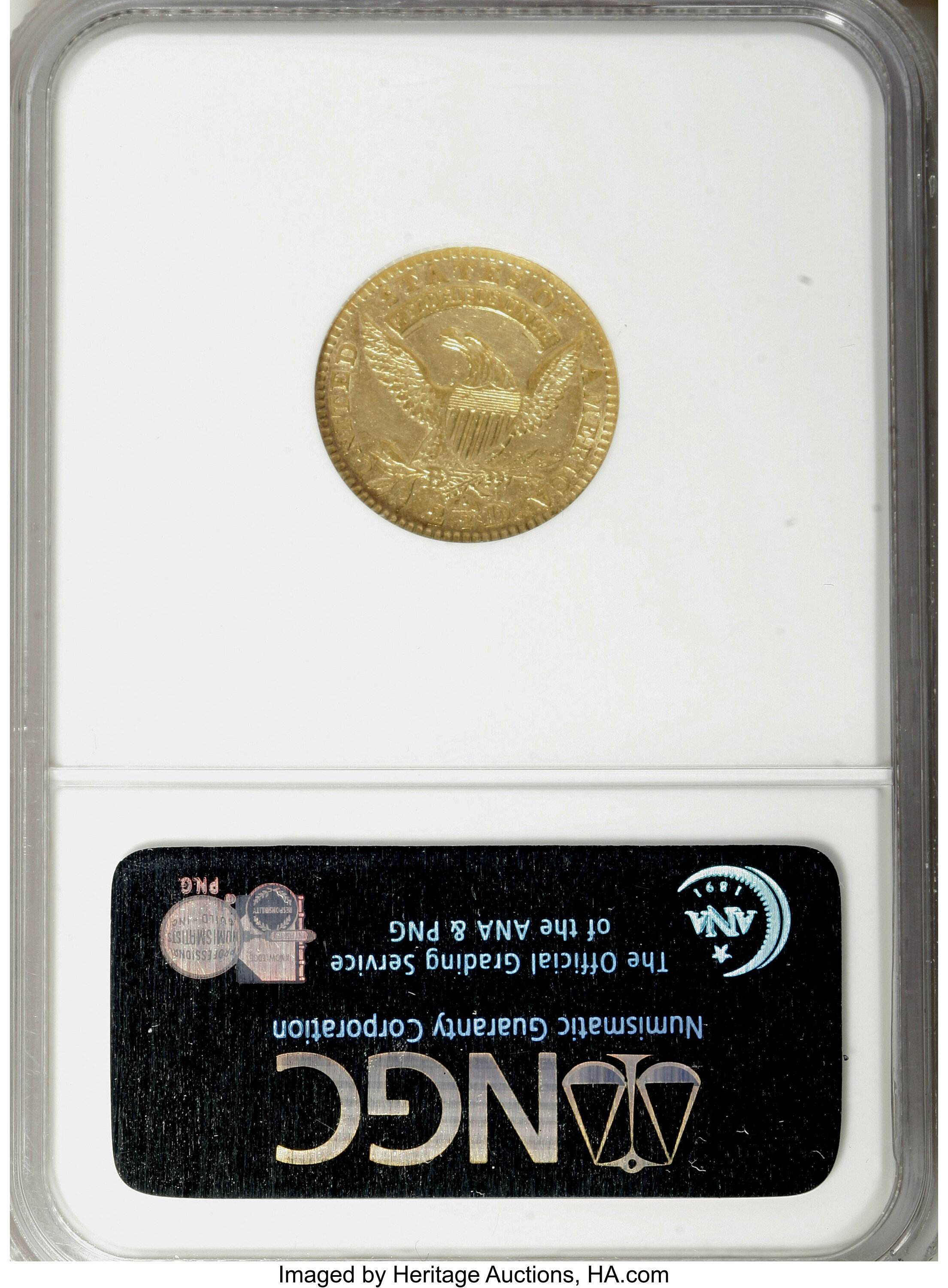 image for: 1821 $2 1/2 AU50 NGC....