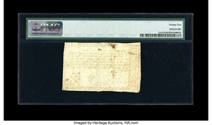 image for: Georgia 1776 3d PMG Very Fine 25....