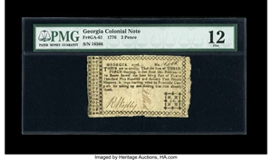 image for: Georgia 1776 3d PMG Fine 12....