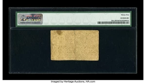image for: Massachusetts June 18, 1776 4s/4d PMG Choice Very Fine 35....
