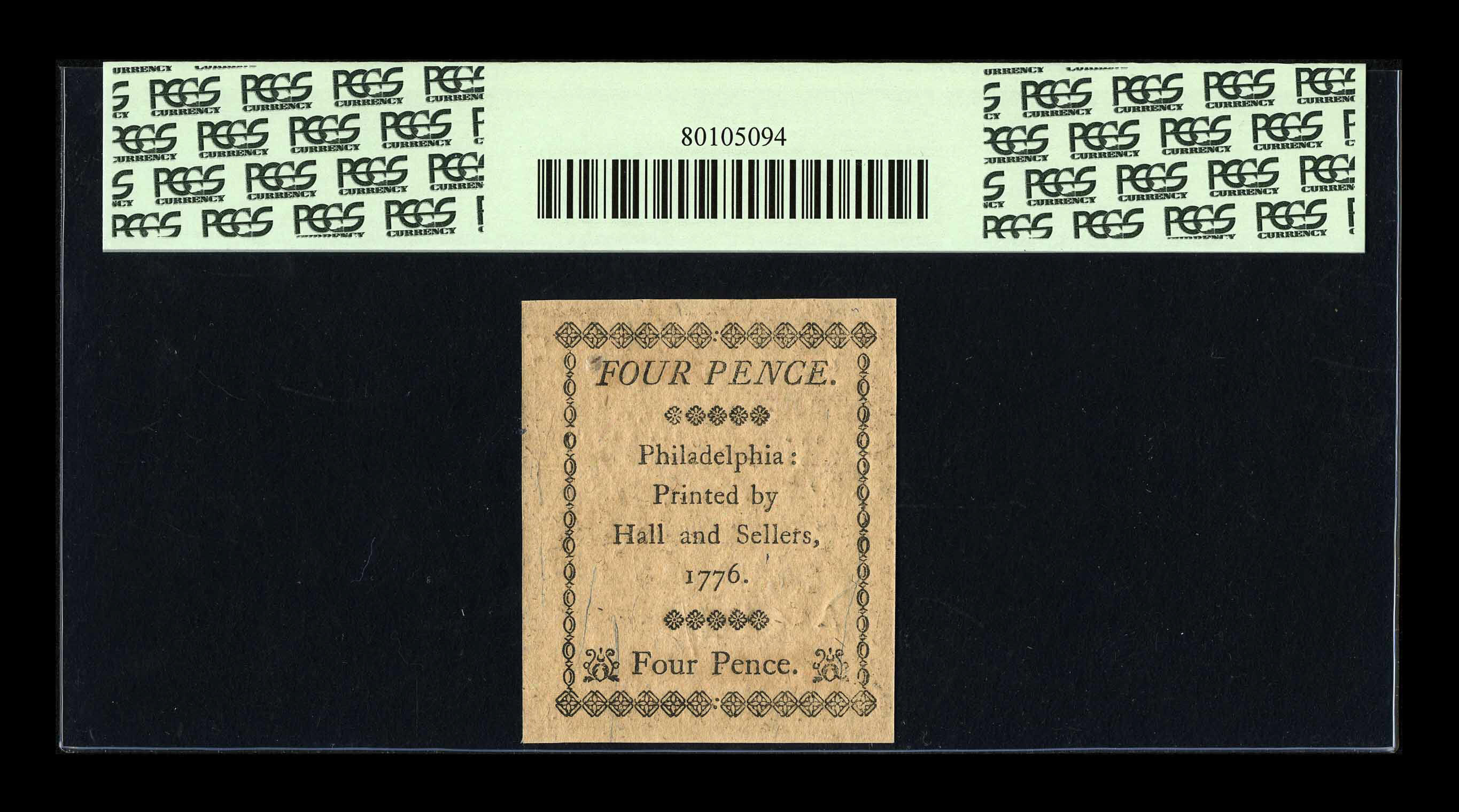 image for: Pennsylvania April 25, 1776 4d PCGS Gem New 66PPQ....