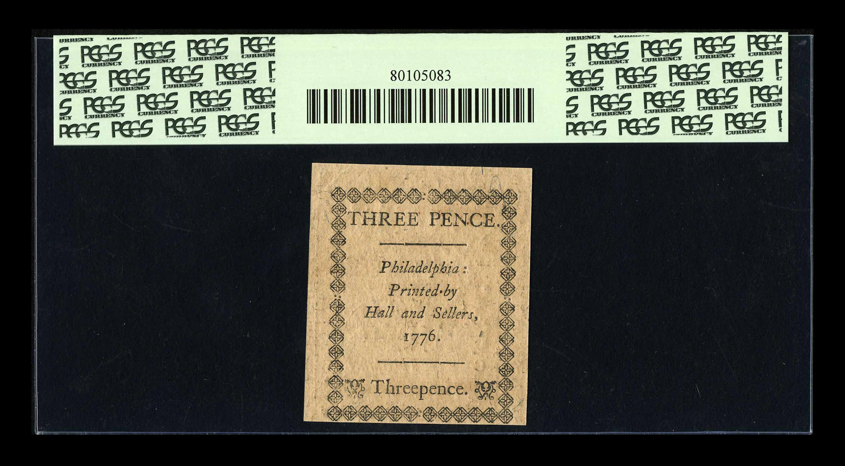 image for: Pennsylvania April 25, 1776 3d PCGS Gem New 65PPQ....