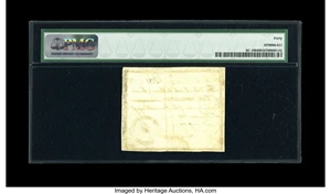 image for: South Carolina November 15, 1775 10s PMG Extremely Fine 40....