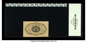 image for: Fr. 1282 25c First Issue PCGS Gem New 65....