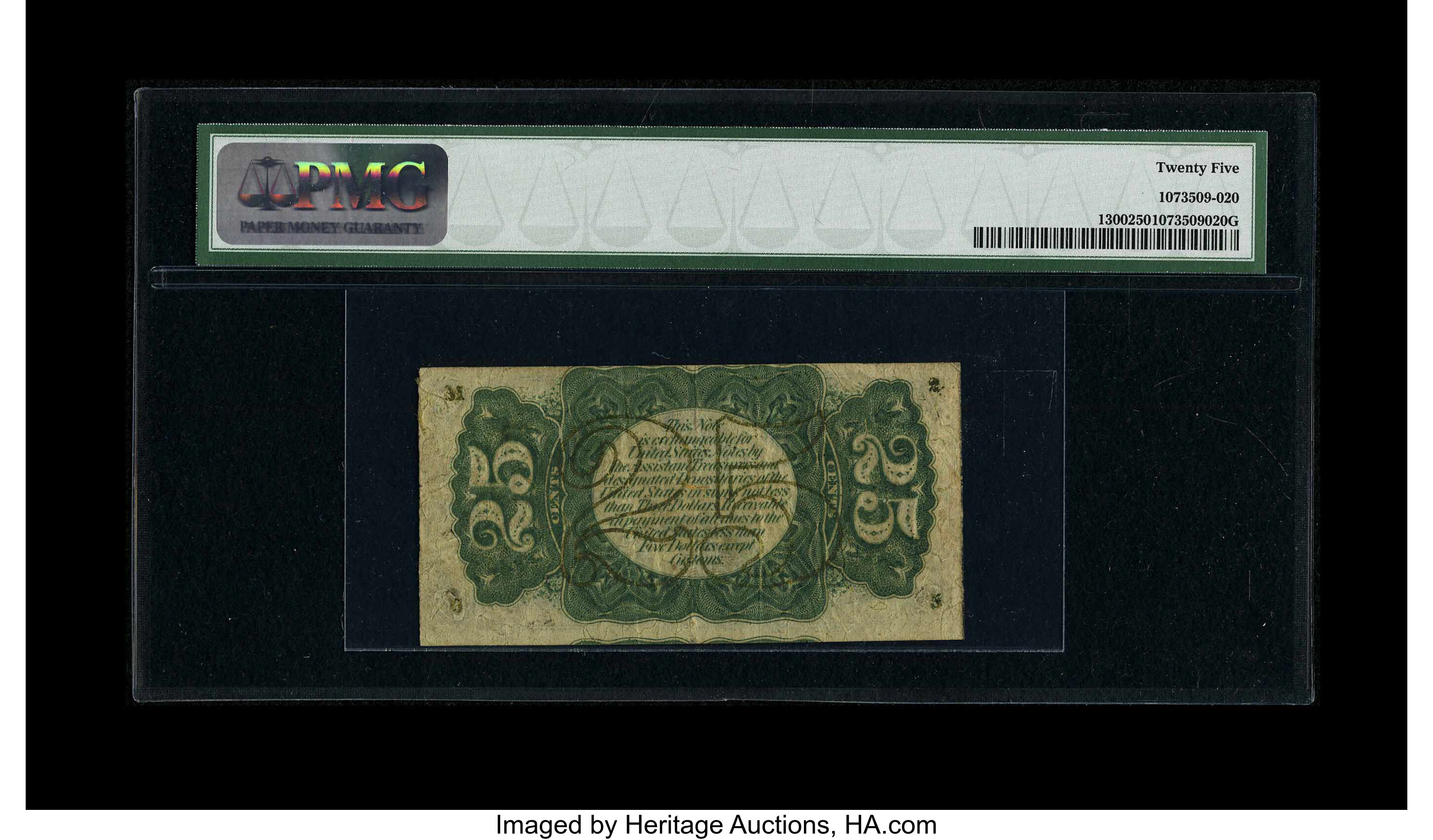 image for: Fr. 1300 25c Third Issue PMG Very Fine 25....