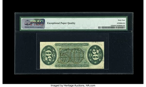 image for: Fr. 1332 50c Third Issue Spinner PMG Choice Uncirculated 64 EPQ....