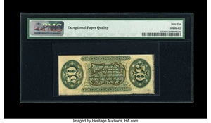 image for: Fr. 1333 50c Third Issue Spinner PMG Gem Uncirculated 65 EPQ....