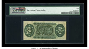 image for: Fr. 1336 50¢ Third Issue Spinner PMG About Uncirculated 50 EPQ....