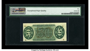 image for: Fr. 1369 50c Third Issue Justice PMG About Uncirculated 50 EPQ....