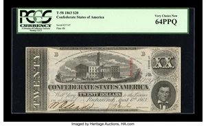 image for: T58 $20 1863....