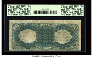 image for: Fr. 98 $10 1875 Legal Tender PCGS Very Good 10....