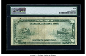 image for: Fr. 1009 $20 1914 Federal Reserve Note PMG Very Fine 20....
