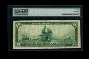 image for: Fr. 1044 $50 1914 Federal Reserve Note PMG Very Fine 20....