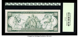 image for: Fr. 1128 $100 1914 Federal Reserve Note PCGS Superb Gem New 67PPQ....