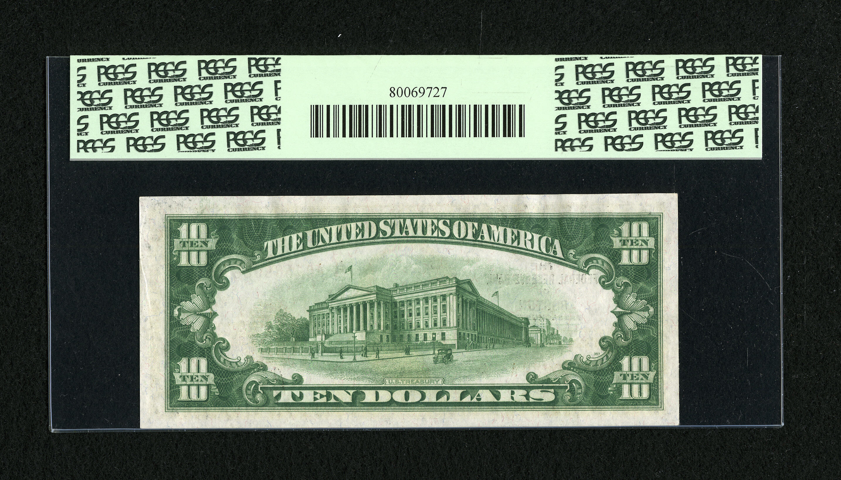 image for: Fr. 1860-A $10 1929 Federal Reserve Bank Note. PCGS Gem New 66PPQ....