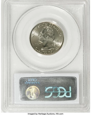 image for: 2004-D 25C Michigan MS68 PCGS. PCGS Population (966/25). NGC Census: (87/25). Numismedia Wsl. Price for NGC/PCGS coin in M...