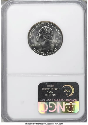 image for: 2001-P 25C Rhode Island MS66 Prooflike NGC. Numismedia Wsl. Price for NGC/PCGS coin in MS66: $16. (#5970)...