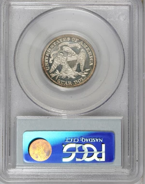 image for: 1866 25C PR64 Deep Cameo PCGS....