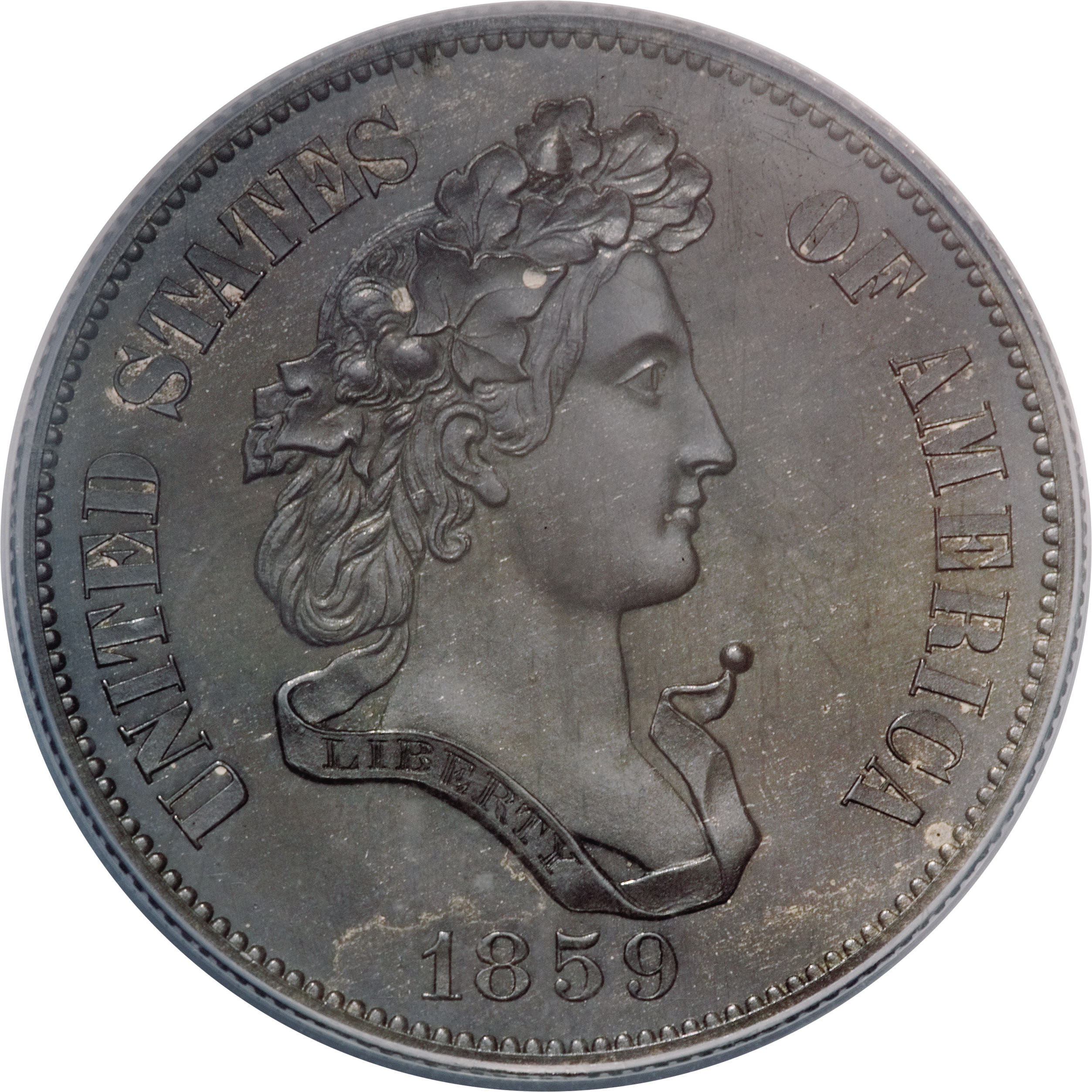 image for: 1859 P50C Half Dollar, Judd-245, Pollock-301, 303, Low R.6, PR64 PCGS....