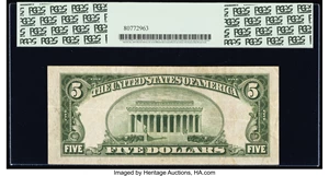 image for: Fr. 1530* $5 1928E Legal Tender Star Note. PCGS Very Fine 30....