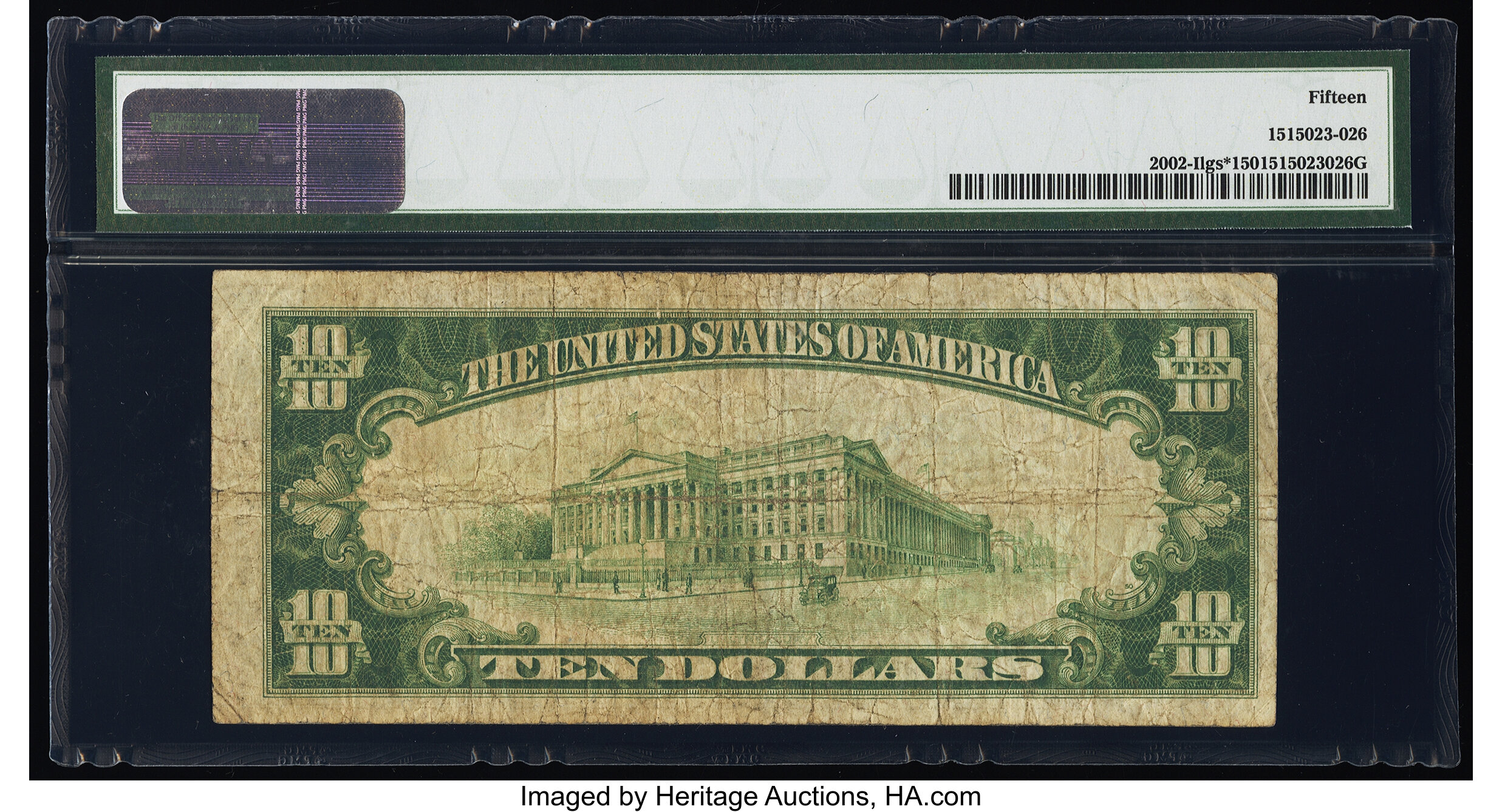image for: Fr. 2002-I* $10 1928B Light Green Seal Federal Reserve Star Note. PMG Choice Fine 15....