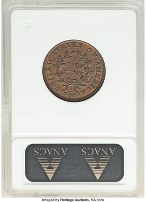 image for: 1803 1/2 C C-1, B-1, R.1, XF40 ANACS. ...