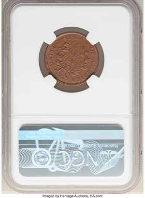 image for: 1806 1/2 C Large 6, Stems, C-4, B-4, R.1, AU58 NGC. NGC Census: (21/35). PCGS Population: (3/6). CDN: $1,500 Whsle. Bid for...