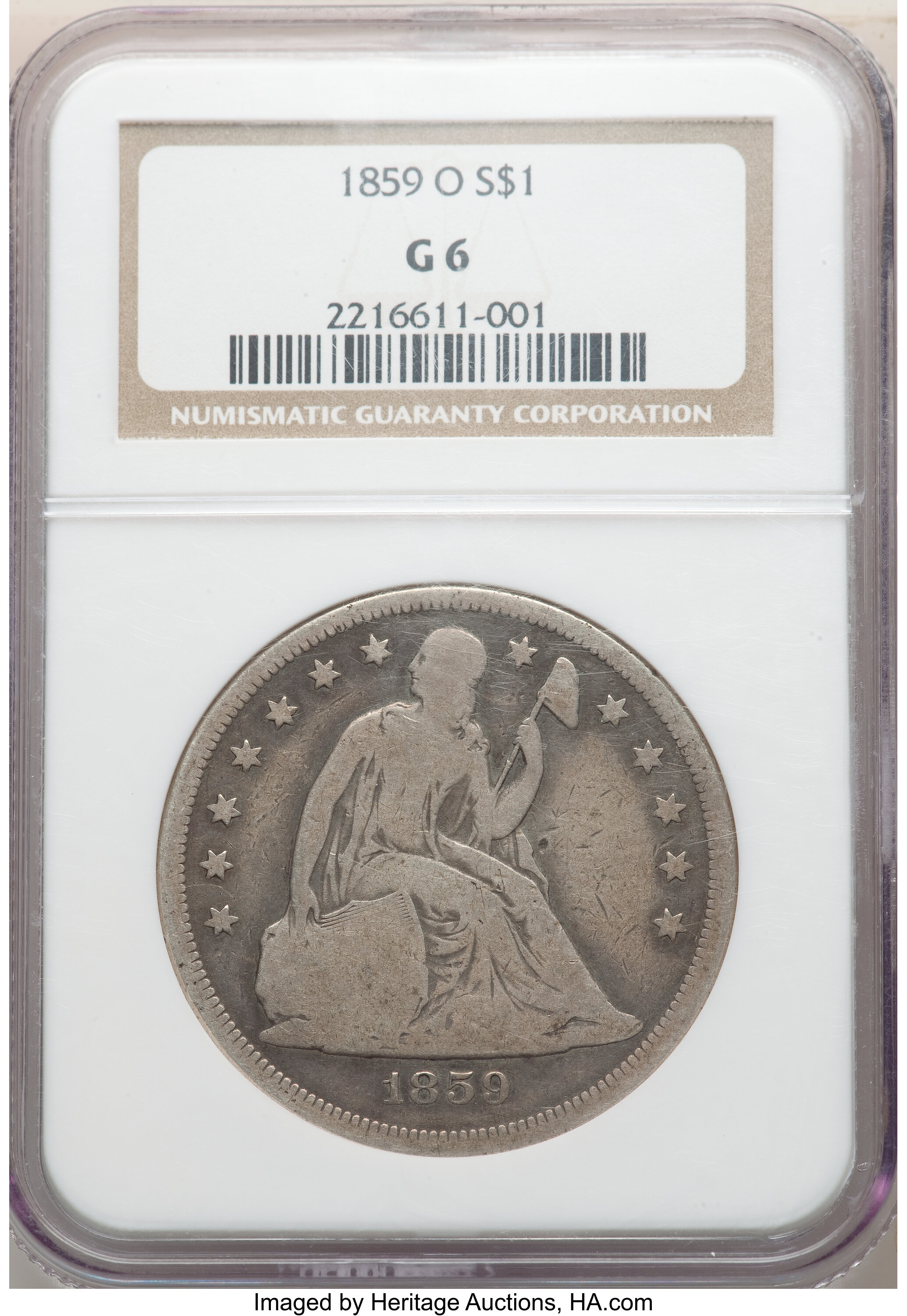 1859-O $1 AG2 thumbnail 6