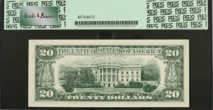 image for: Fr. 2069-B. 1969B $20 Federal Reserve Note. New York. PCGS Currency Gem New 65 PPQ.
