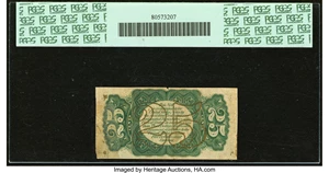 image for: Fr. 1299 25¢ Third Issue PCGS Apparent About New 50....