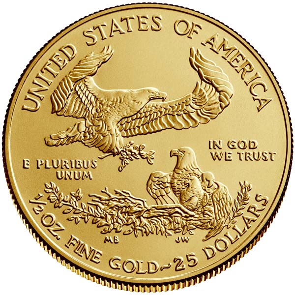 2021 $25 Gold Eagle, Type 1 MS