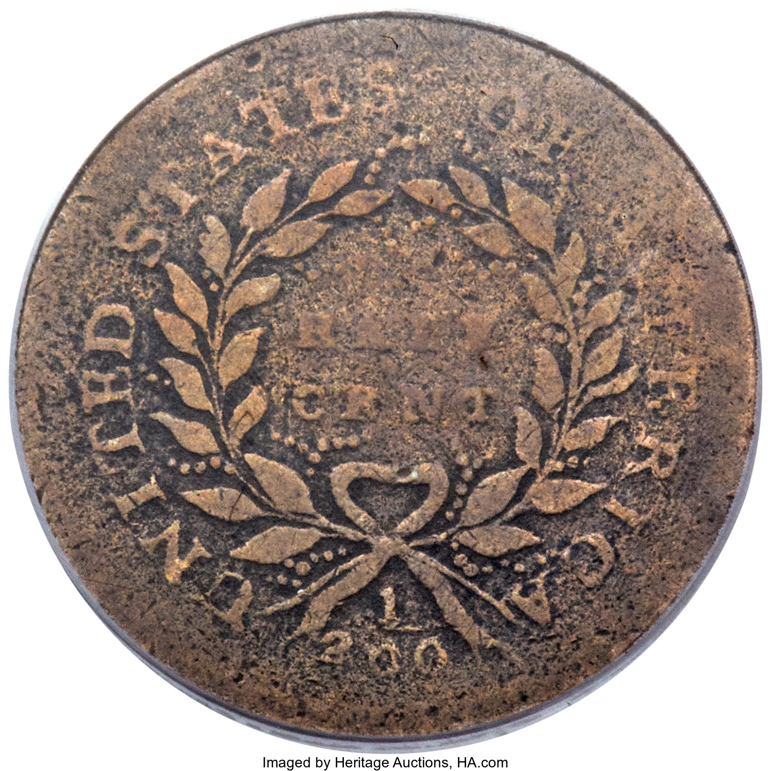 image for: 1793 1/2 C C-2, B-2, R.3, Good 6 PCGS. Cohen-2 is typically seen only in lower grades, such as the present Good 6 represent...