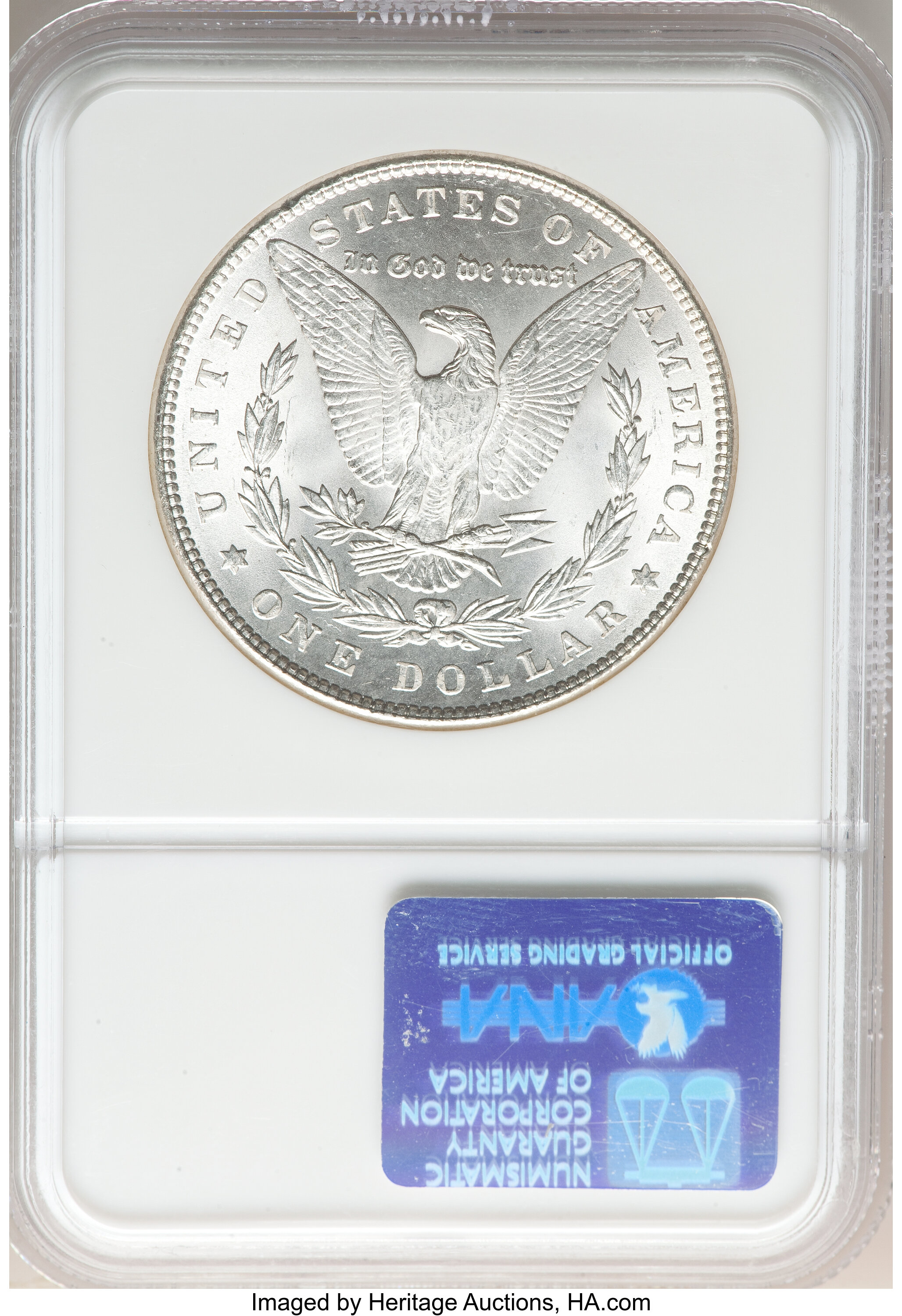 1886 $1  Misplaced Date, 8 Below M, VAM-21 MS64 thumbnail 5