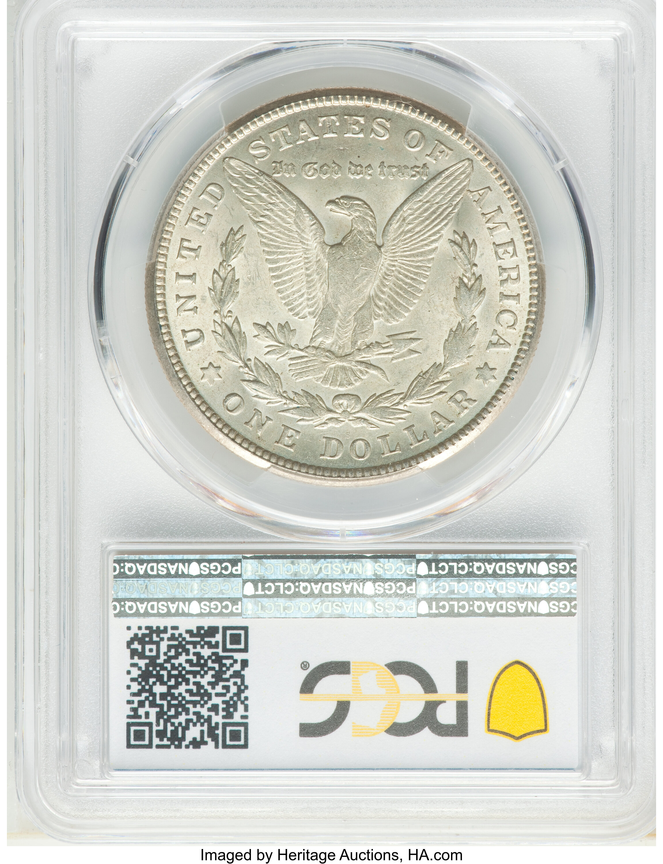 image for: 1921-S $1 BU Die Gouge, VAM-6A (1A), MS63 PCGS. A Hit List Variety. PCGS Population: (54/28). NGC Census: (0/0). CDN: $175 ...