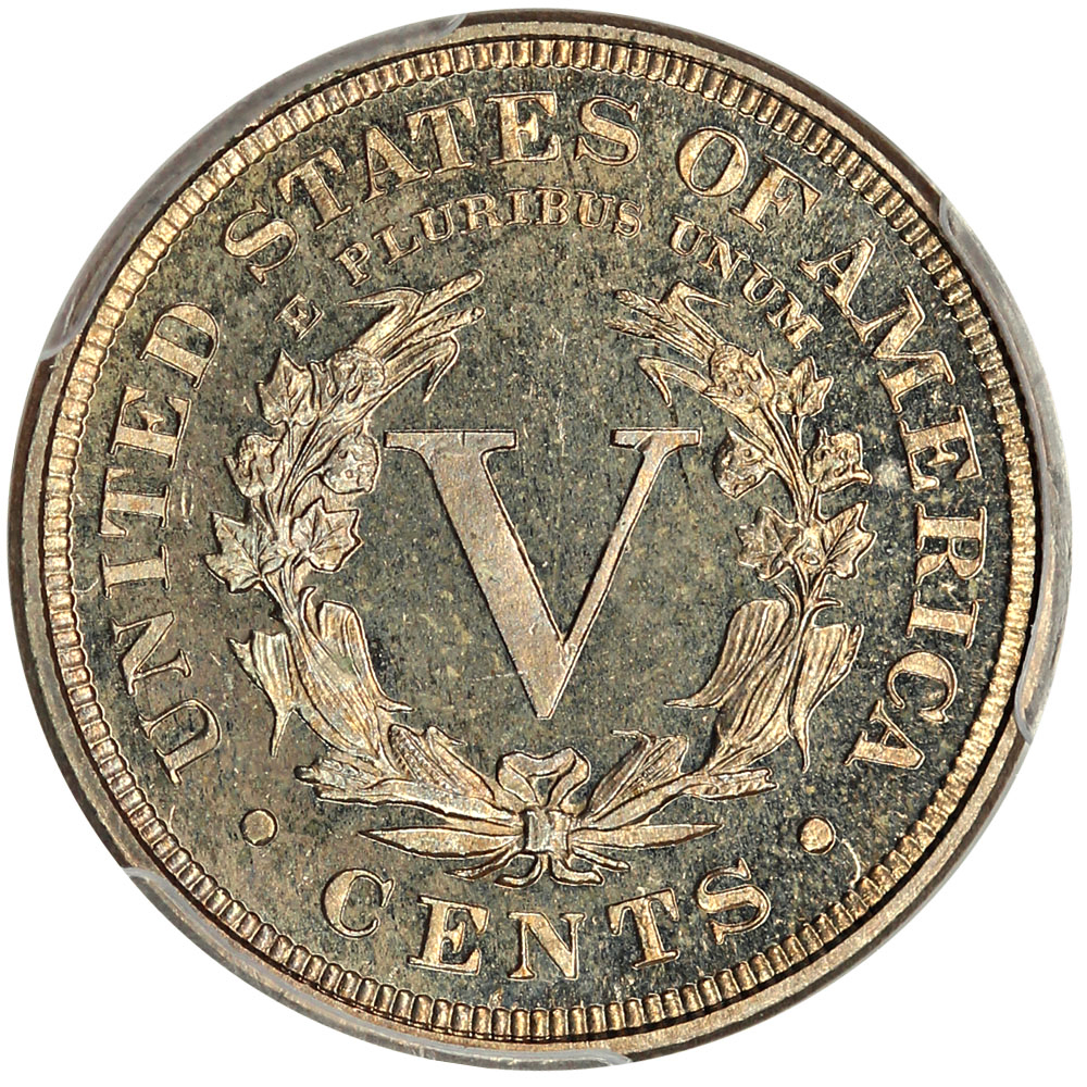 image for: 1891 5c PCGS Proof 64+ DCAM