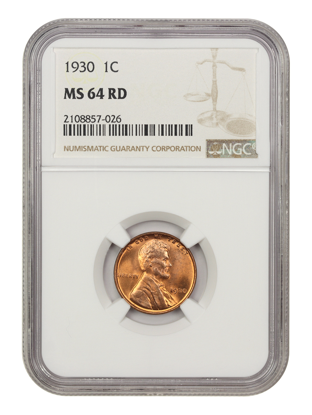 1930 1c MS RD MS64 RD CAC thumbnail 7